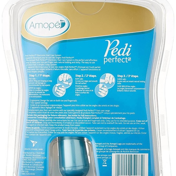 Amope Pedi Perfect Battery Operated Electronic Nail File, 1 Ct - Picture 2 of 8